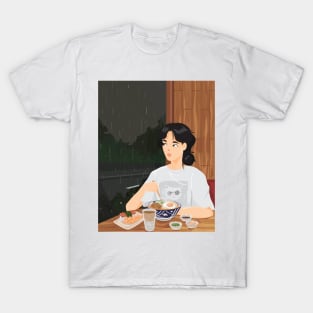 udon on a rainy day T-Shirt